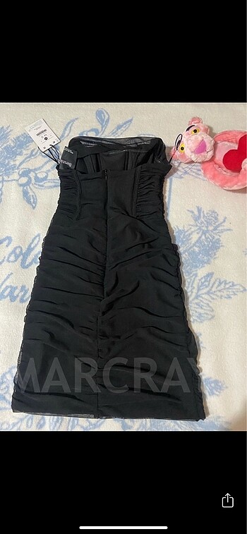 Bershka Bershka Etiketli Korse Elbise