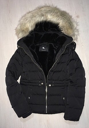 Zara kaz tüyü mont