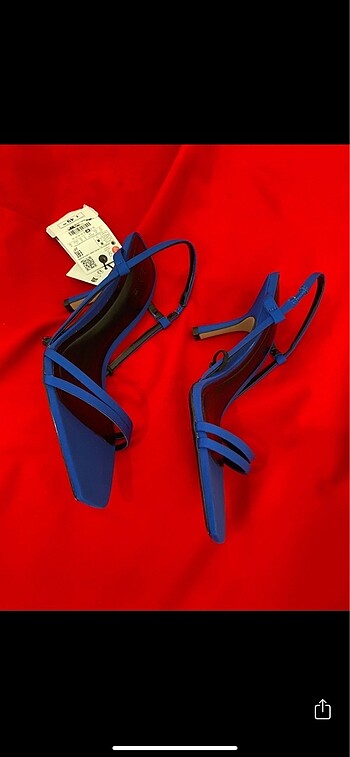Zara Zara Etiketli Topuklu Ayakkabı