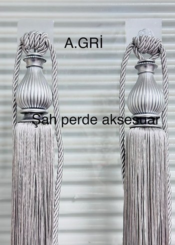 Siyah Parlak Yılan Desenli Perde Aksesuarı - Görsel 4