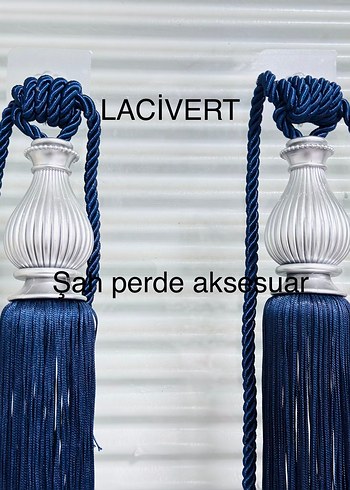 Altın Renkli Nakışlı Perde Bağı - Görsel 8