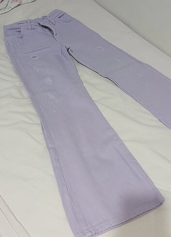Geniş paça kot pantolon