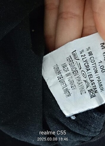 m Beden Siyah kot pantolon