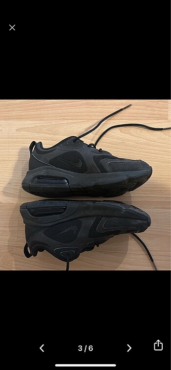 36,5 Beden Siyah Nike Air Max spor Ayakkabı