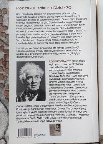 Robert Graves - Tanrı Claudius & Ben, Claudius Kitapları - Görsel 2