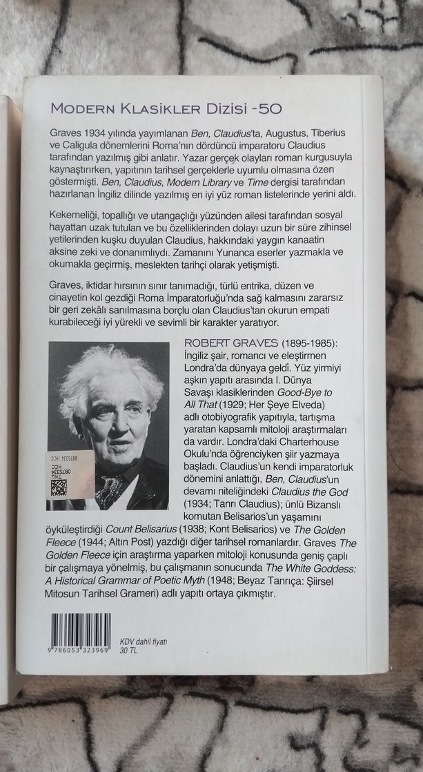 Robert Graves - Tanrı Claudius & Ben, Claudius Kitapları - Görsel 3