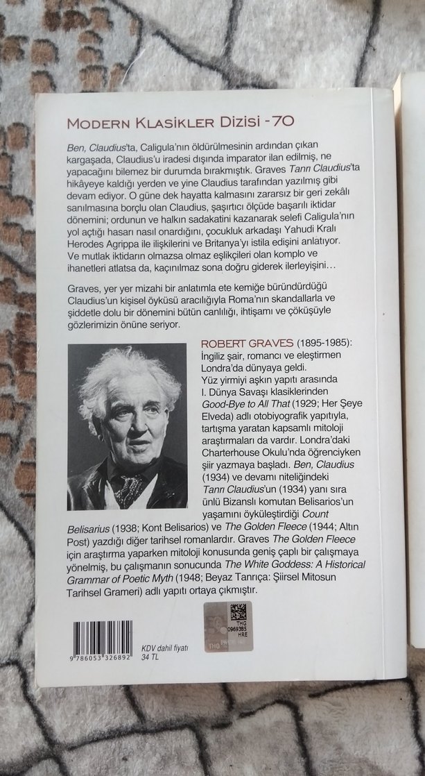 Robert Graves - Tanrı Claudius & Ben, Claudius Kitapları - Görsel 2