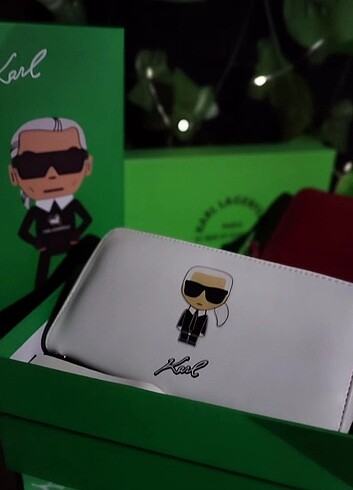 Karl Lagerfeld karl lagerfeld kutulu cüzdan