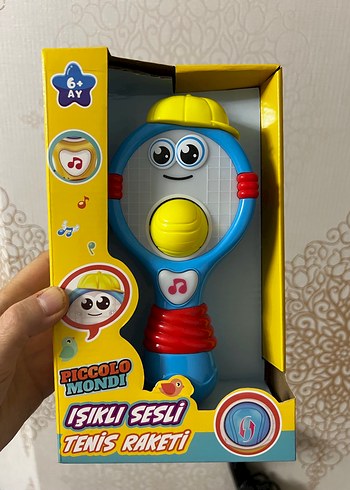 Işıklı Sesli Bebek Tenis Raketi