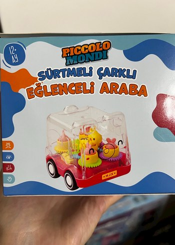 Sürtmeli Çarklı Oyuncak Araba