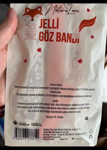 Diğer Jelli Göz Bandı