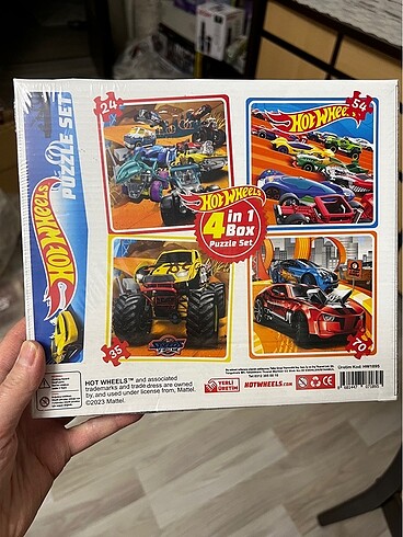 Hot Wheels Hot Wheels 4 In 1 Puzzle