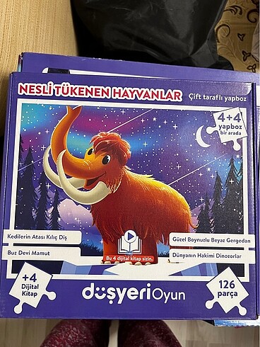 Nesli tükenen hayvanlar çocuk yapboz