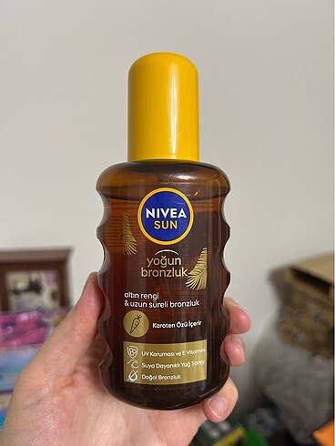 Nivea Yoğun Bronzlaştırıcı Güneş Yağı