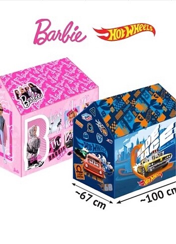 Barbie lisanslı oyun çadırı