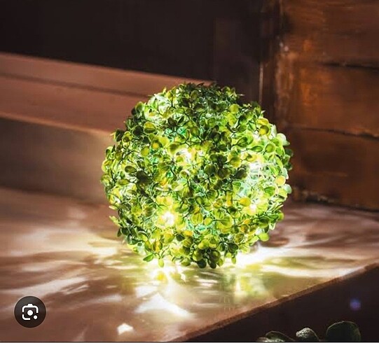 Led Işıklı Bitki Topu