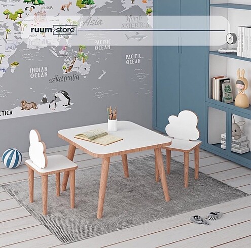 Ruum Store Çocuk Masa Sandalye Takımı