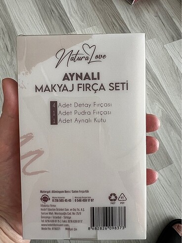Diğer Aynalı Kutulu Makyaj Fırçası Seti