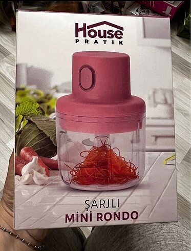 House Pratik Şarjlı Mini Rondo