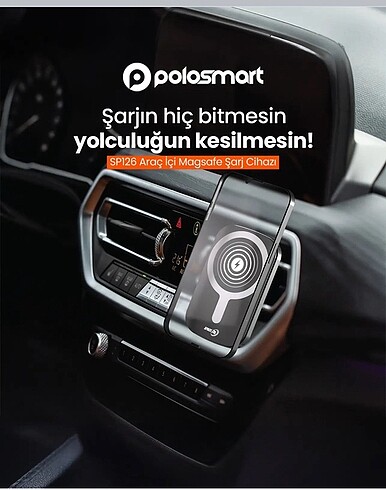 Magsafe Kablosuz Araç Şarj Aleti