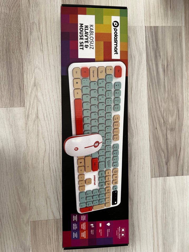 Polosmart Kablosuz Klavye ve Mouse Seti - Görsel 2