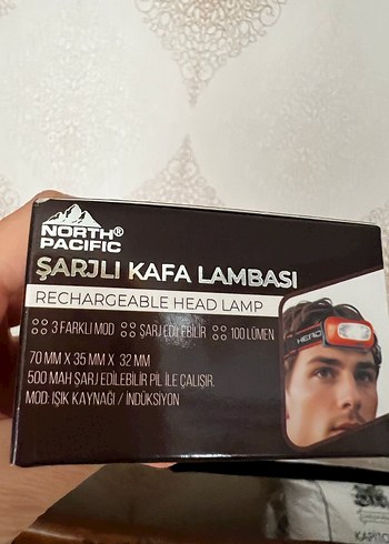 North Pacific Şarjlı Kafa Lambası - Görsel 4