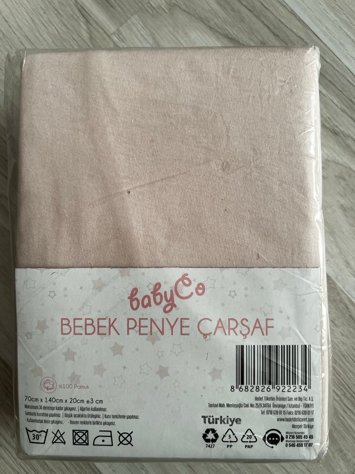 BabyCo  Bebek Penye Lastikli Çarşaf - Görsel 2