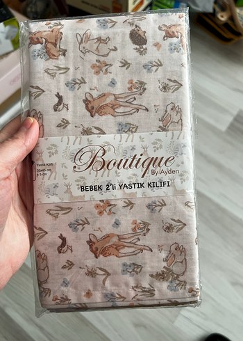 Bebek 2'li Pamuklu Yastık Kılıfı - Görsel 2