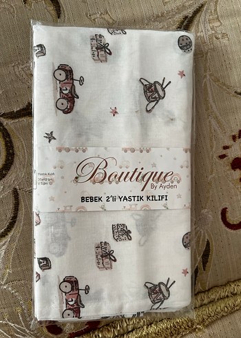 Bebek 2'li Pamuklu Yastık Kılıfı - Görsel 4