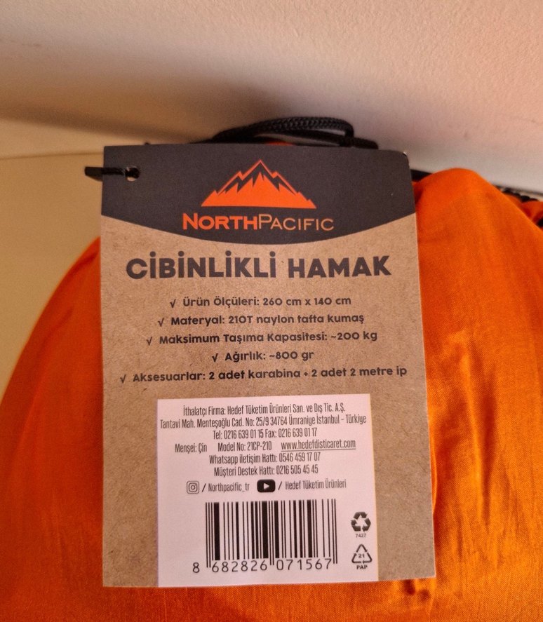 North Pacific Cibinlikli Hamak - Görsel 4