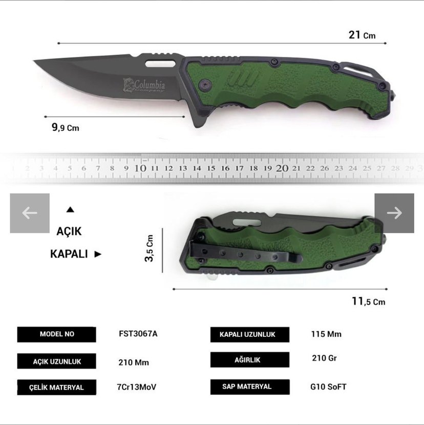 Columbia Kamp Bıçağı - Görsel 3