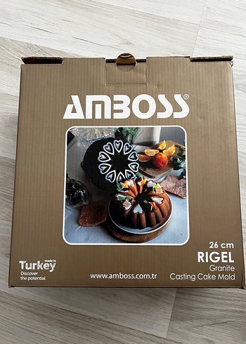 Amboss Granit Döküm Kek Kalıbı 26 cm