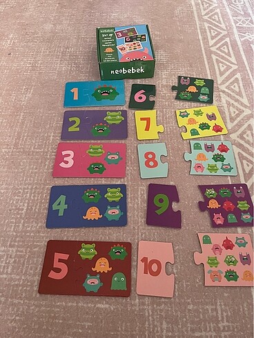 Diğer Çocuk sayı kartları