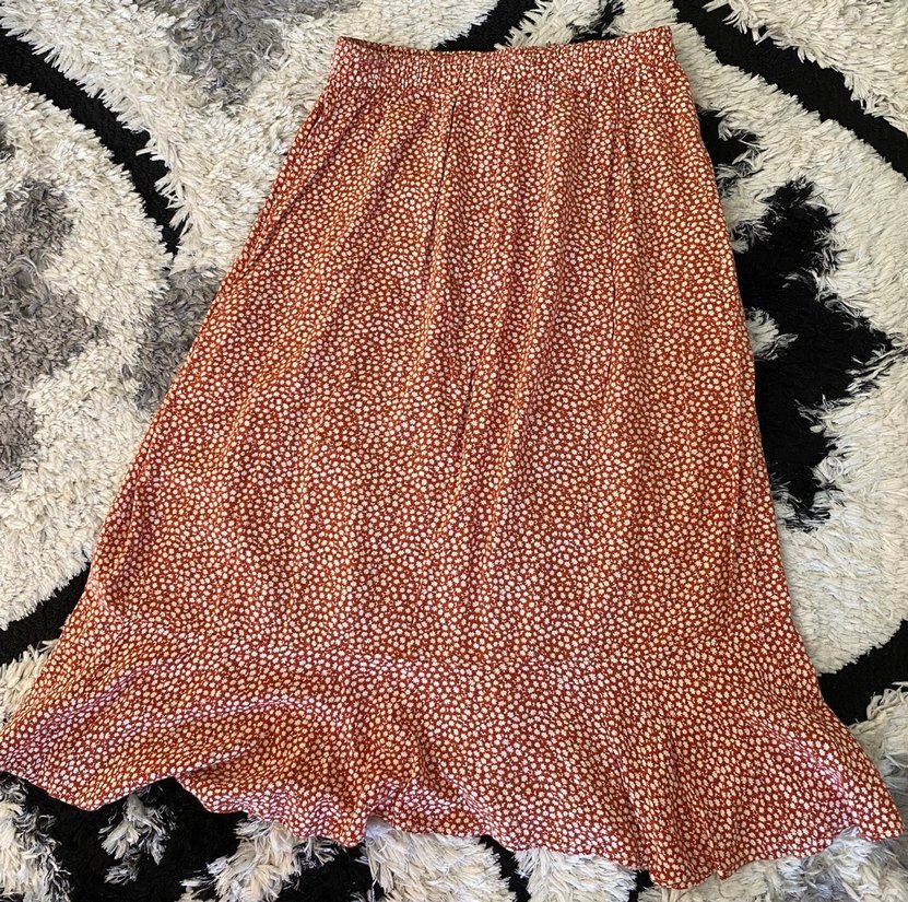 Bohem Tarz dizde yırtmaçlı etek - Görsel 2