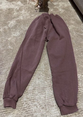 Kahverengi Rahat Kesim çocuk Eşofman Altı - Görsel 2