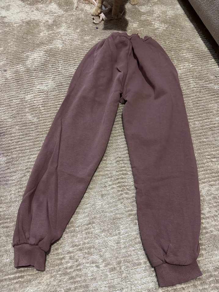 Kahverengi Rahat Kesim çocuk Eşofman Altı - Görsel 2