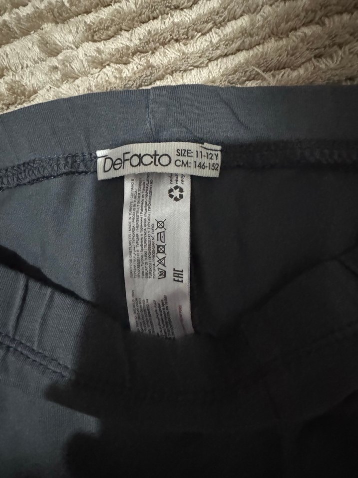 Gri Normal Boy kız çocuk Tayt - Görsel 2