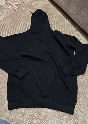 Erkek kız Çocuk Siyah Kapüşonlu Beşiktaş Sweatshirt - Görsel 2