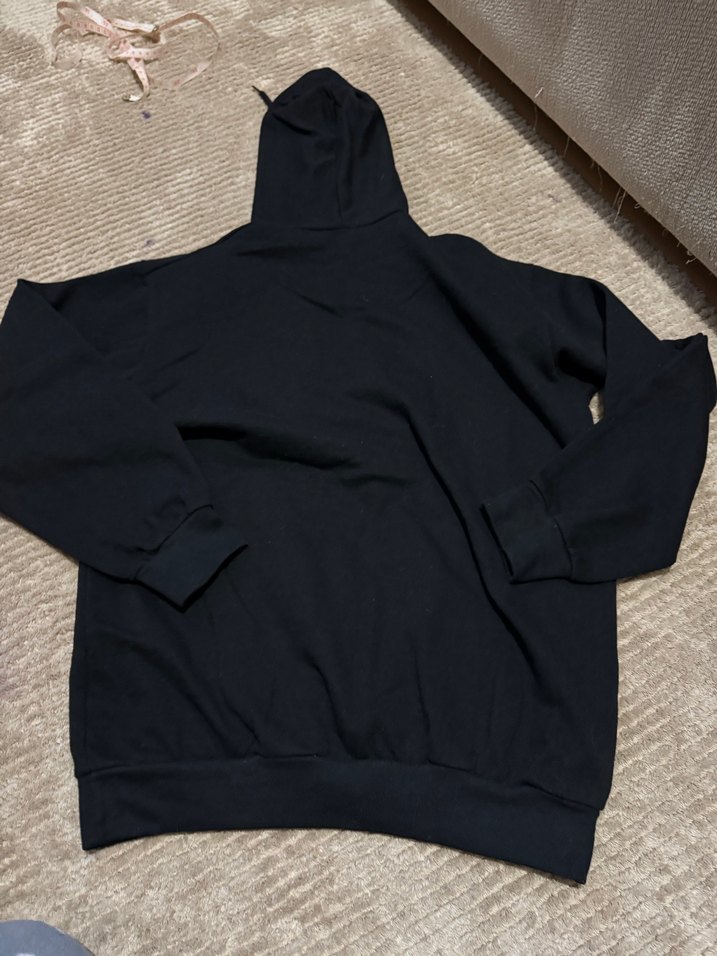 Erkek kız Çocuk Siyah Kapüşonlu Beşiktaş Sweatshirt - Görsel 2