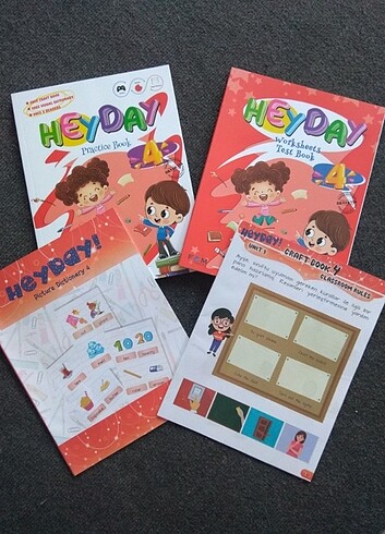 HeyDay 4 Parça İngilizce Kitap Seti 