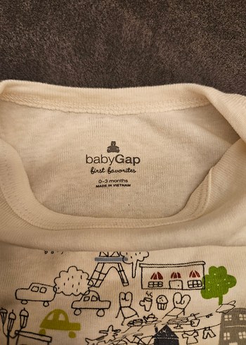 Baby Gap Uzun Kollu Body 0~3 Ay - Görsel 3