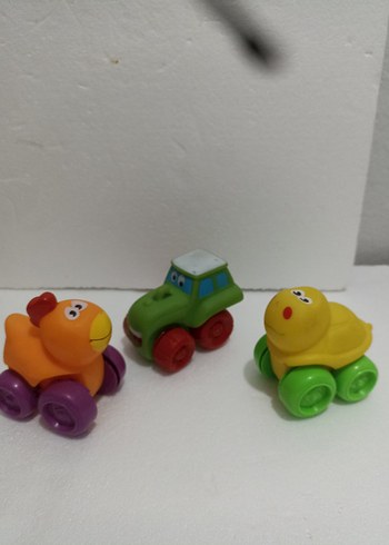 renkli sevimli  oyuncak  taşıtlar - Görsel 2