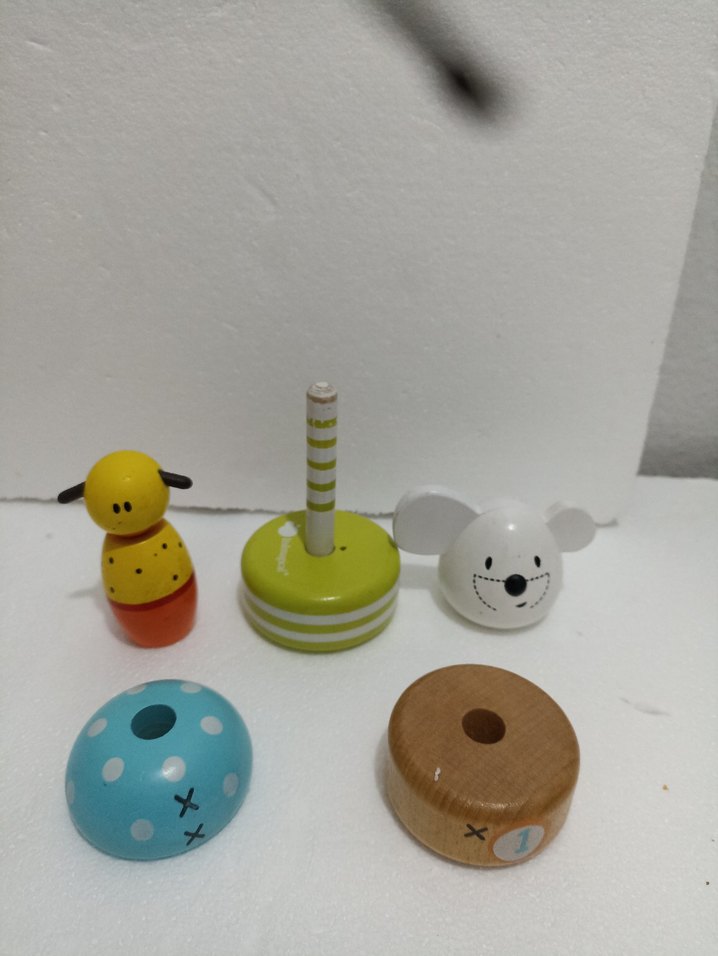 Renkli Ahşap Eğitici Oyuncak Seti - Görsel 5