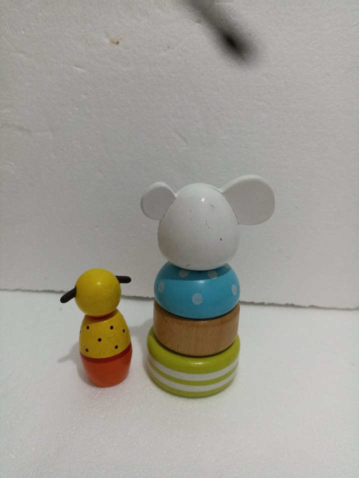 Renkli Ahşap Eğitici Oyuncak Seti - Görsel 2