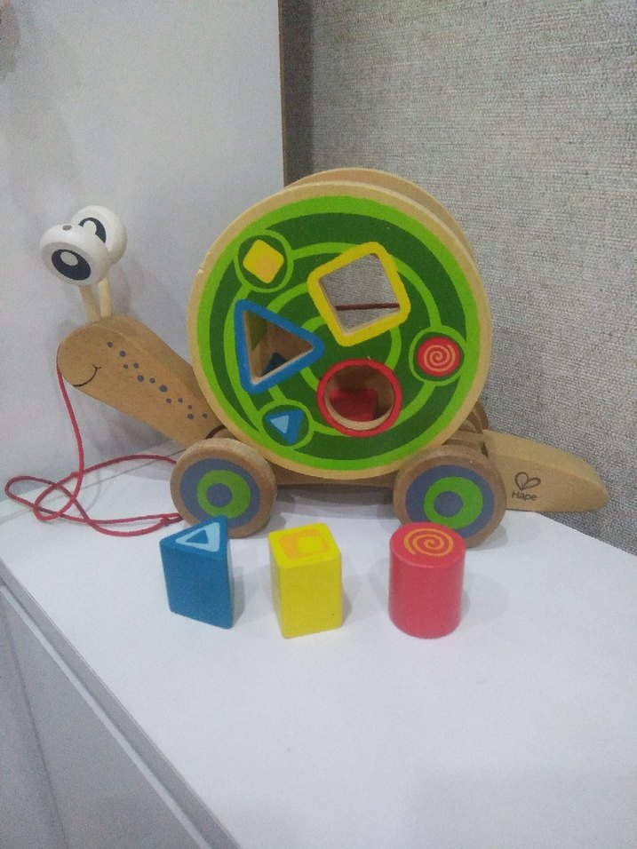 Renkli Ahşap Sürmeli Eğitici Oyuncak - Görsel 4