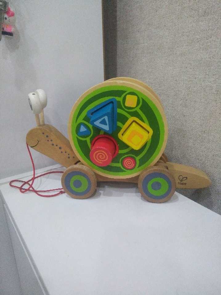 Renkli Ahşap Sürmeli Eğitici Oyuncak - Görsel 5