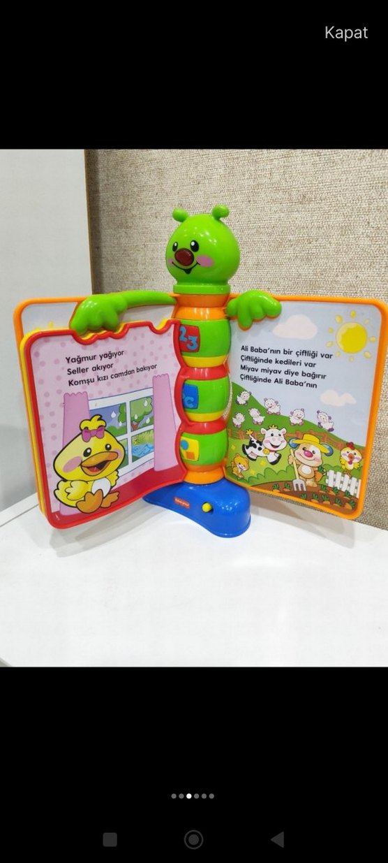 Renkli Eğitici Masalcı Tırtıl Oyuncak - Görsel 3