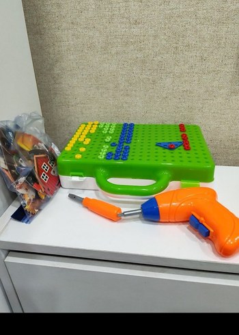 Renkli Eğitici Vida Oyuncak Seti - Görsel 7