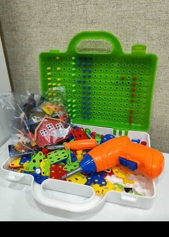 Renkli Eğitici Vida Oyuncak Seti - Görsel 2