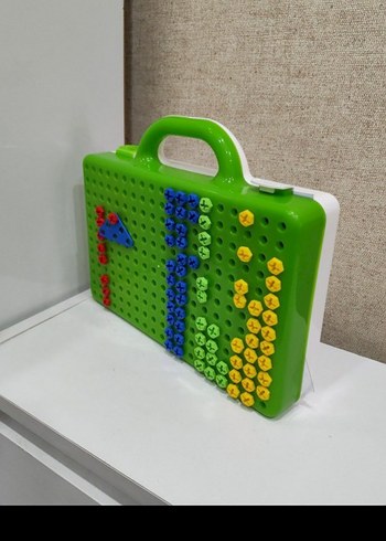 Renkli Eğitici Vida Oyuncak Seti - Görsel 8